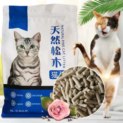 Pellets de madera fáciles de limpiar de la arena para gatos de madera de pino del cedro natural de OEM/ODM