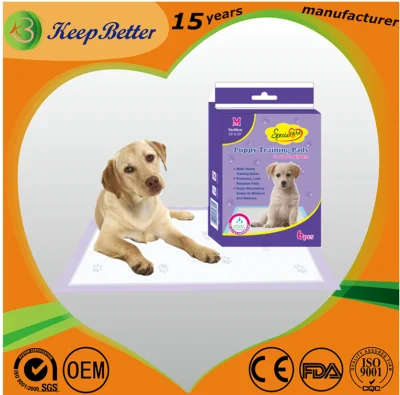 Incontinencia de mascotas, capa superior acolchada, estera desechable para mascotas, almohadillas para ir al baño, impresión de patas